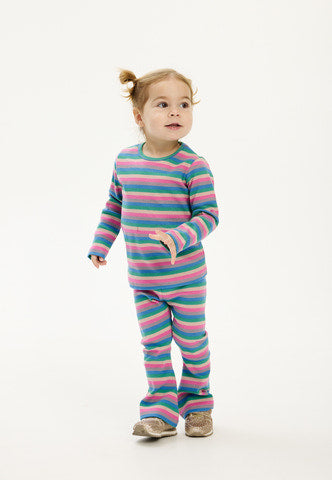 Polly Flared Rib Pants - MULTI