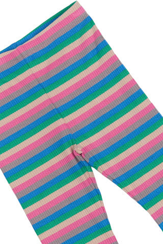 Polly Flared Rib Pants - MULTI