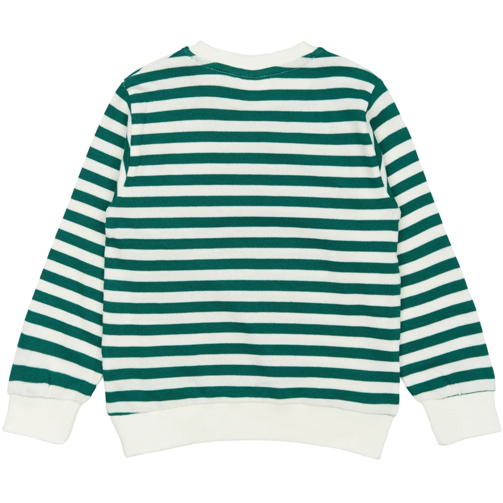 TNSTPer Sweatshirt - Alpine Green Striped