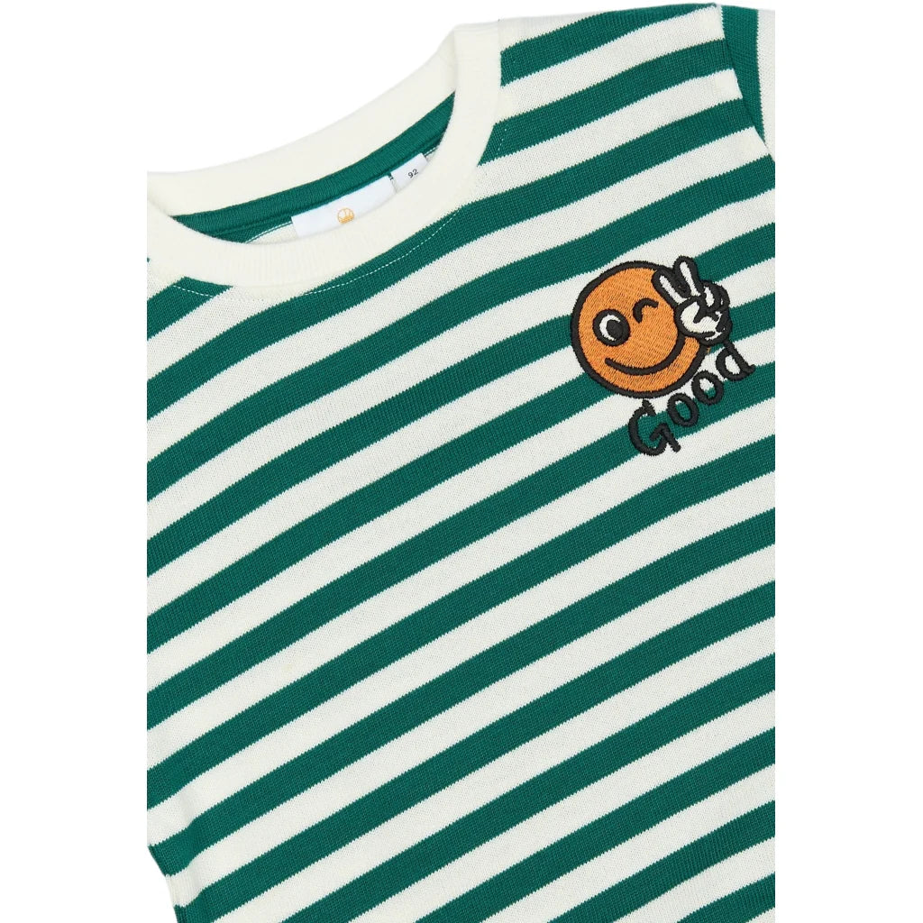 TNSTPer Sweatshirt - Alpine Green Striped