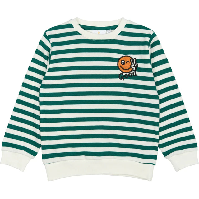 TNSTPer Sweatshirt - Alpine Green Striped