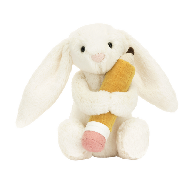 Jellycat Bashful Bunny With Pencil