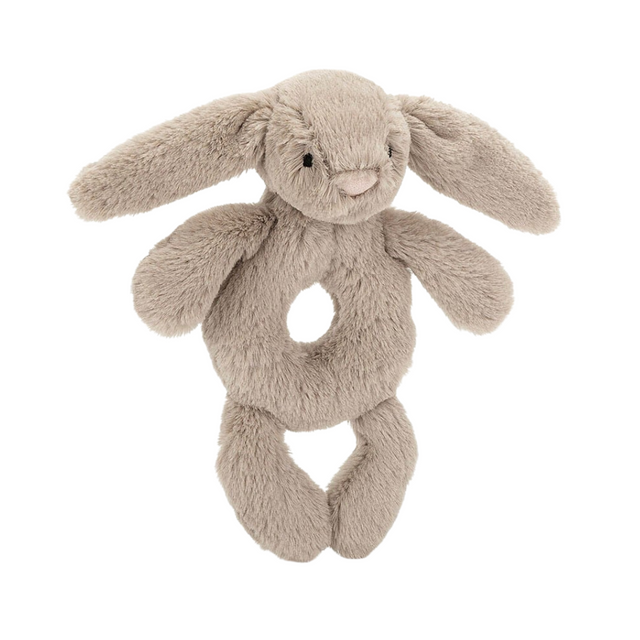 Jellycat Bashful Beige Bunny Ring Rattle