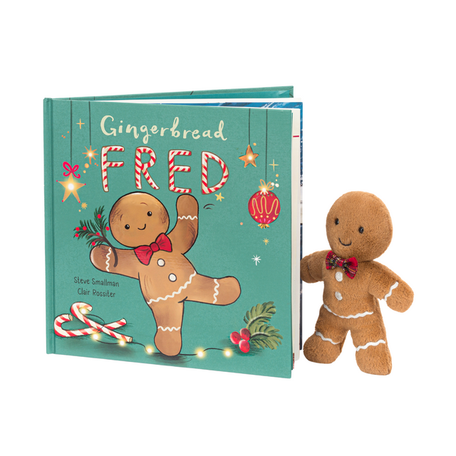 Jellycat Gingerbread Fred Book