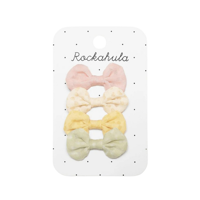 Rockahula Little Daisy Pastel Bow Clip Set