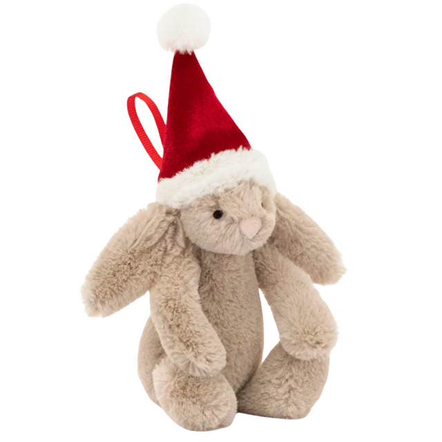 Jellycat Bashful Christmas Bunny Ornament