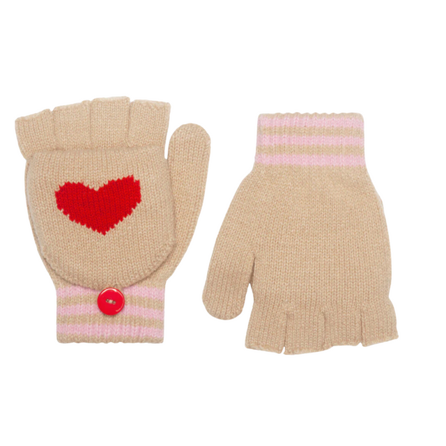 Sweetheart Knitted Gloves