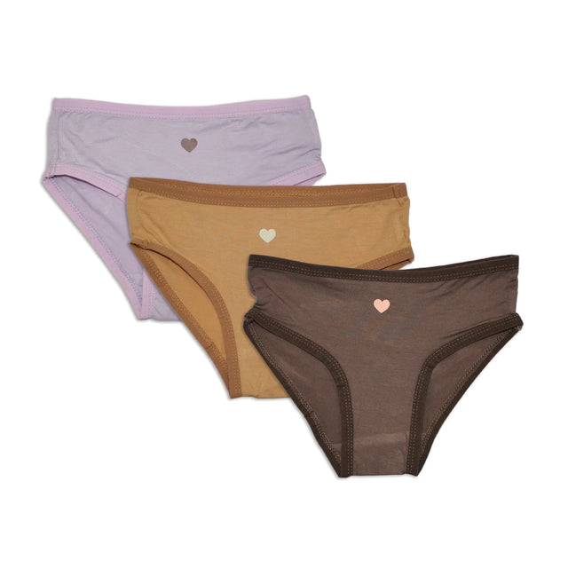 SB Bamboo Girls Bikini Underwear 3pk (Antler/ Fairy/ Prairie)