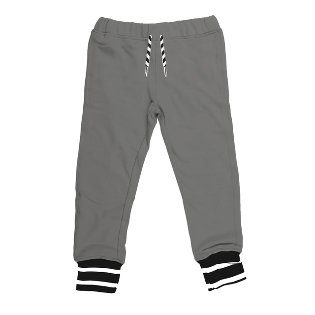 Whistle and Flute BEST Bamboo Drawstring Cuffed Joggers - Grey