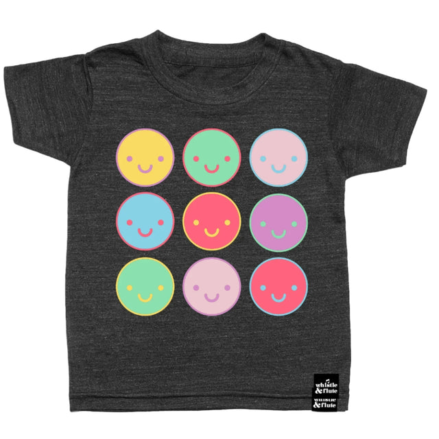 whistle and flute Kawaii Happy Face Party T-Shirt