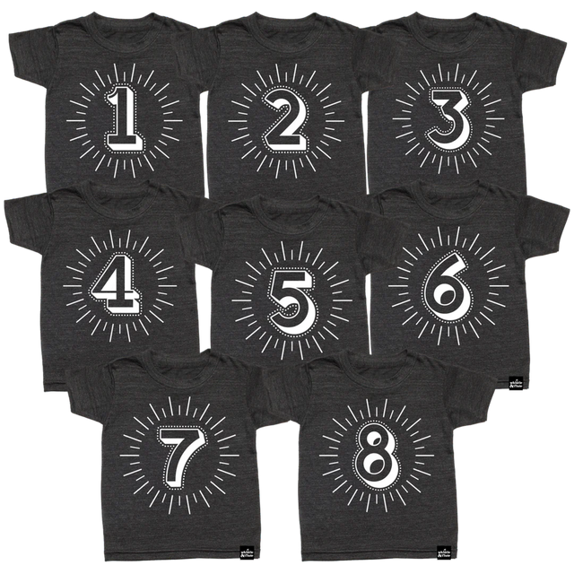 MILESTONE NUMBER T-SHIRT