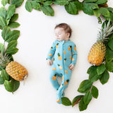 Kyte baby Zippered Footie in Pineapple