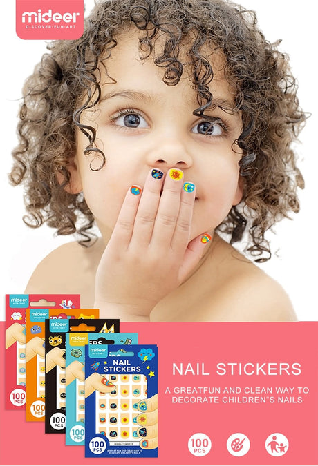 Mideer Nail Sticker Aqua