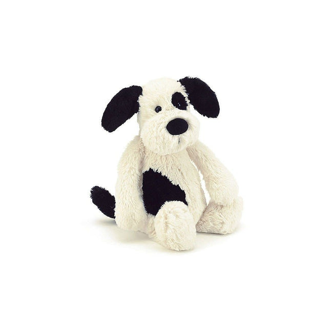 Jellycat Original Bashful Black & Cream Puppy