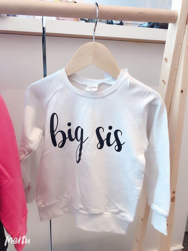 P&C Big Sis Crewneck (White)