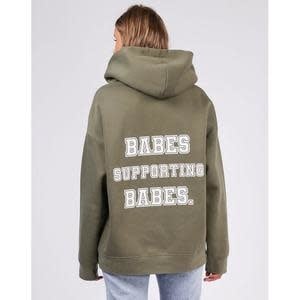 BL Big Sister Hoodie  (Babes Supporting Babes -- Olive)