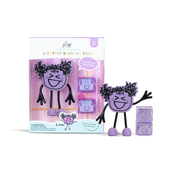 Glo Pals Light Up Bath Toy (Lumi Purple)