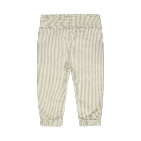 Dirkje girls trousers soft green striped muslin