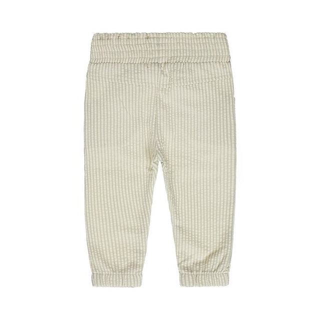 Dirkje girls trousers soft green striped muslin