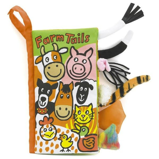 Jellycat tails soft book Farm