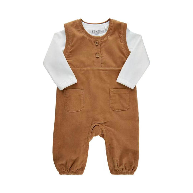 Fixoni Bodysuit & Romper Set (Almond)