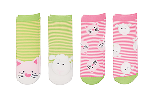 FJ Baby Socks 0-12m (Kitten/Lamb)