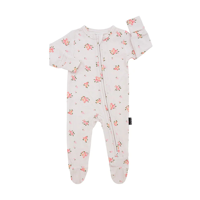 Belan.J Footed Zipper Sleeper (Blushing Blossom)