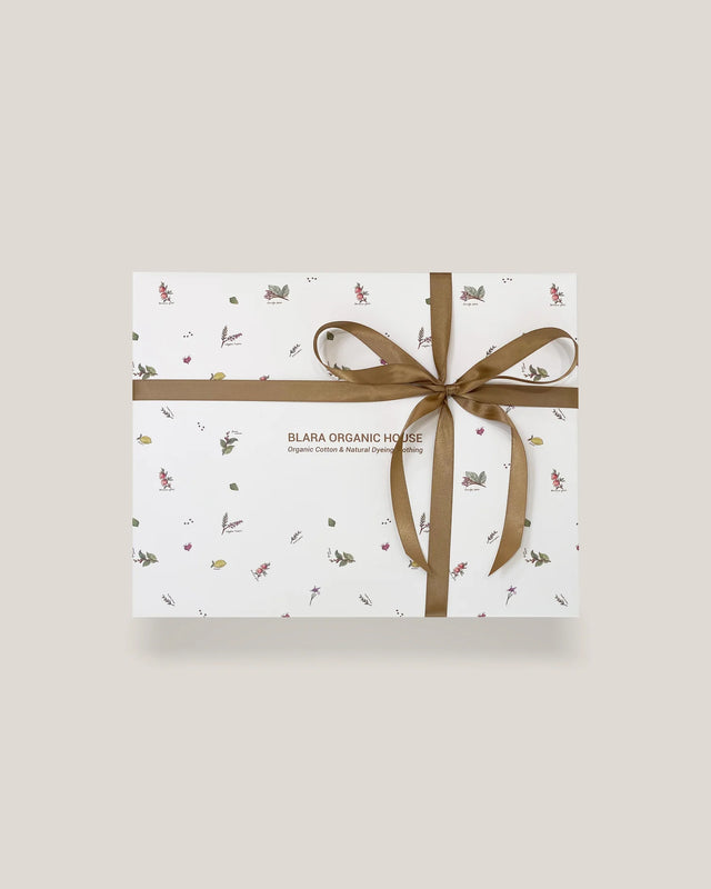 Blara Organic Gift Box Squirrel Print