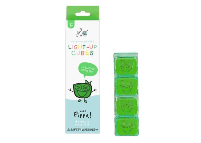 Glo Pals 4pk Light Up Cubes (Pippa Green)