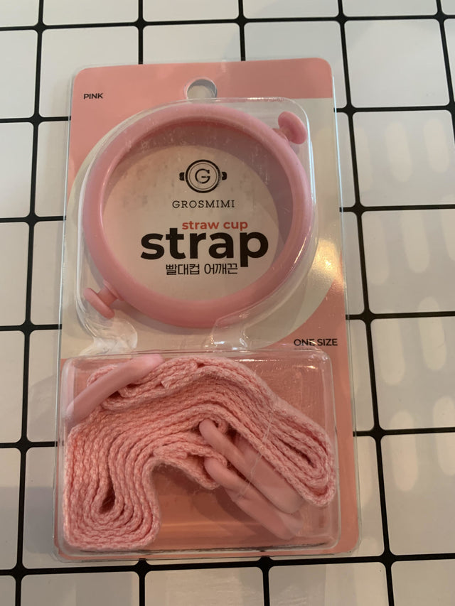 Grosmimi Straw Cup Strap  (Pink)