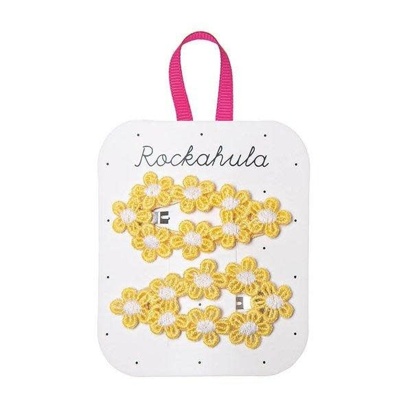 Rockahula Crochet Flower Clips - Yellow