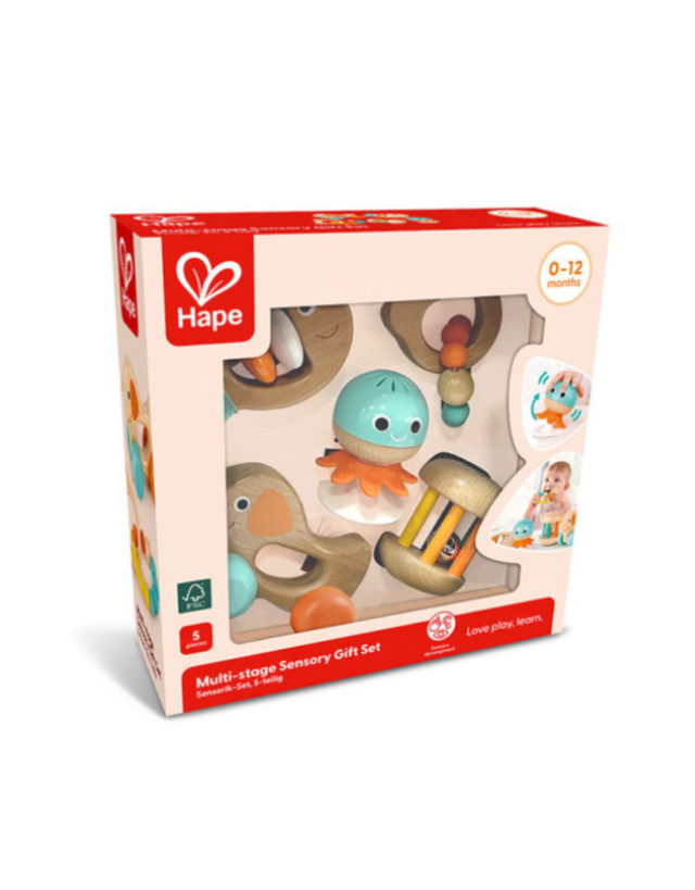 Hape MULTI-STAGE SENSORY GIFT SET