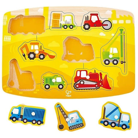 Hape Construction Peg Puzzle