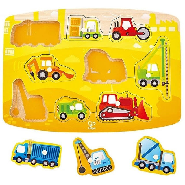 Hape Construction Peg Puzzle