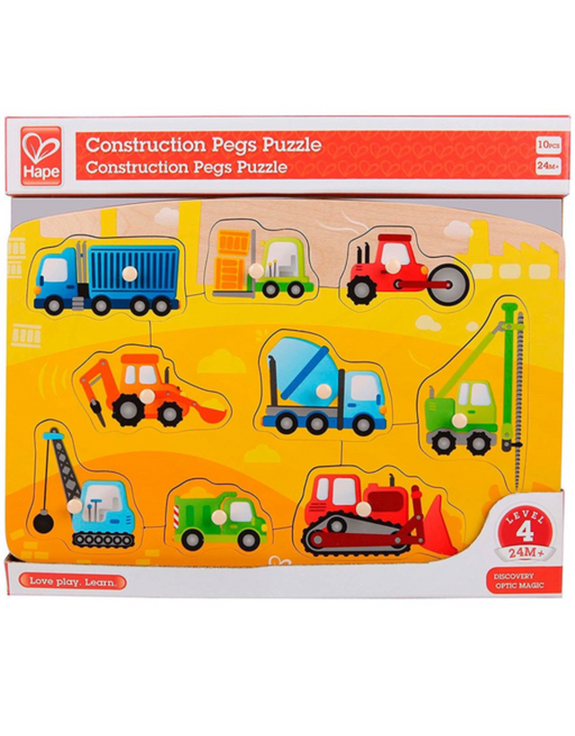 Hape Construction Peg Puzzle