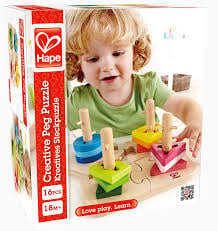 Hape creative peg puzzle