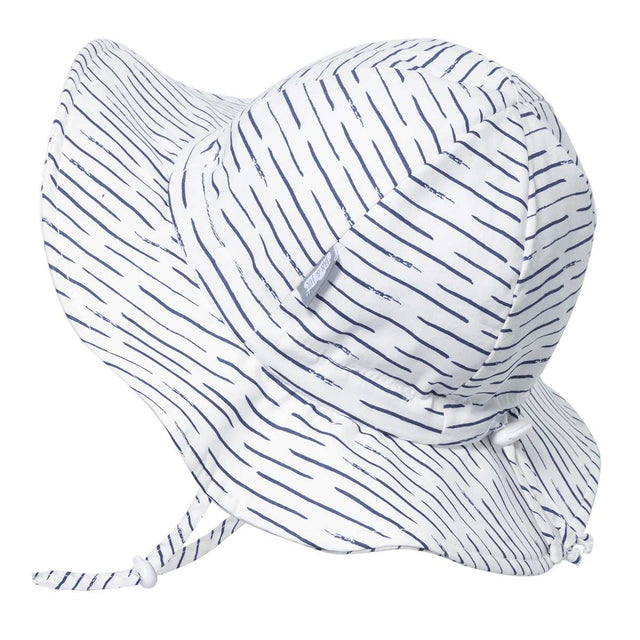 Jan & Jul Cotton Floppy Hat - White Waves