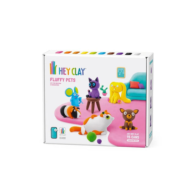 Hey Clay Fluffy Pets Set