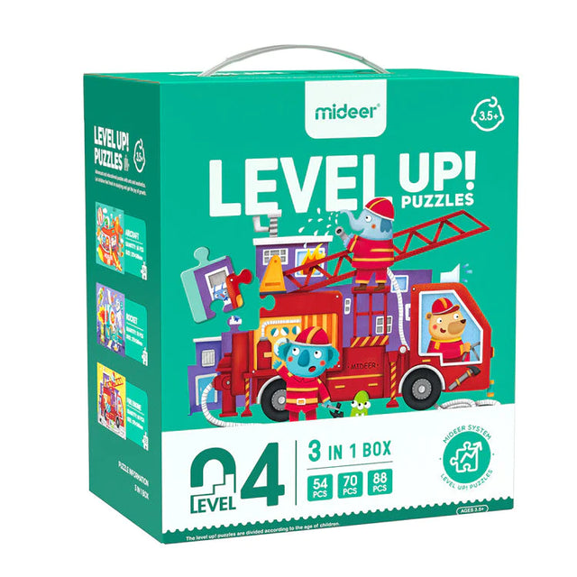 Mideer Level 4 Advanced Progressive Puzzle (Transportation)