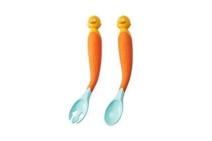PiyoPiyo Magic Bendies Spoon & Fork Set