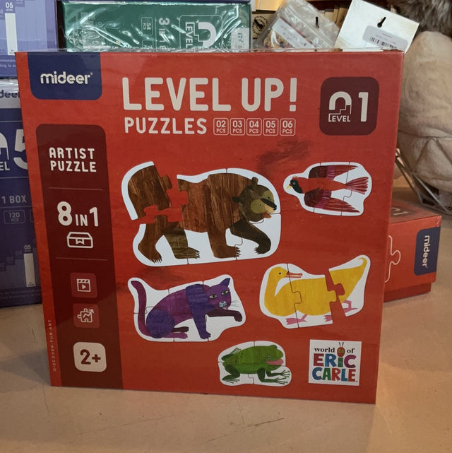 Mideer Level Up! Puzzle Artist Puzzle 8 in 1