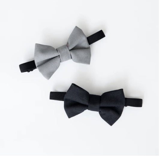 LL Bow Tie (Grey/Black)