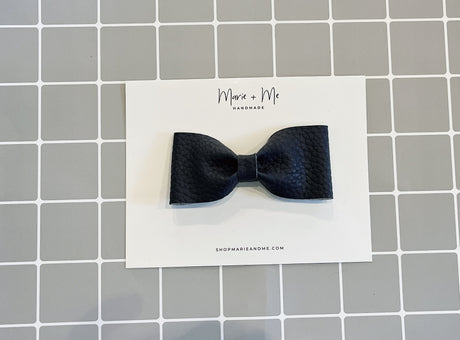 Marie + Me Bow Tie Clip On - Navy