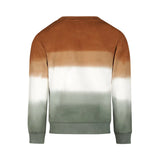Koko Noko boys sweater dark brown off white green