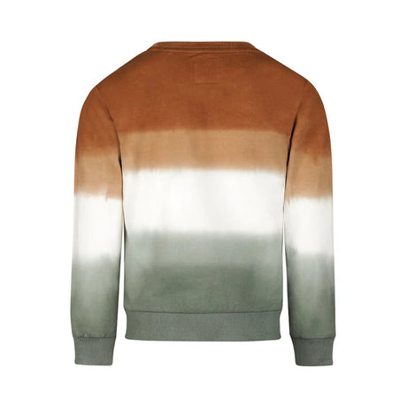 Koko Noko boys sweater dark brown off white green