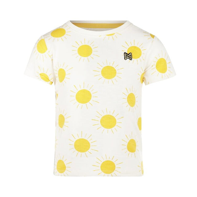 Koko Noko girls off-white T-shirt yellow