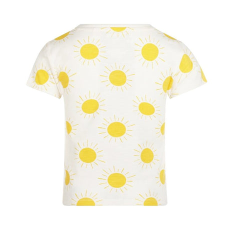 Koko Noko girls off-white T-shirt yellow