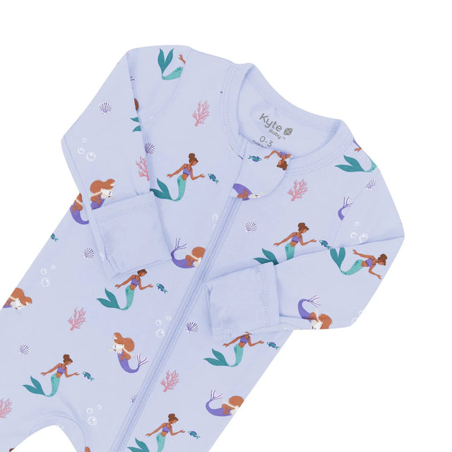 Kyte Baby Zippered Footie in Mermaid