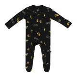 Kyte Baby Zippered Footie in Midnight Icon