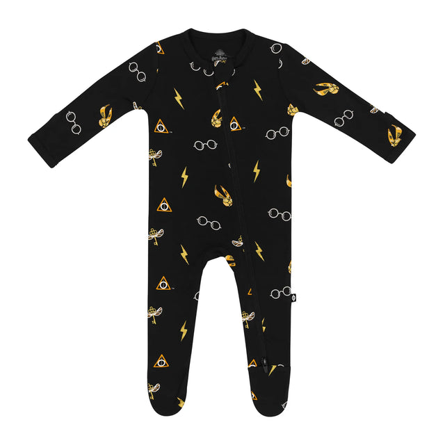 Kyte Baby Zippered Footie in Midnight Icon